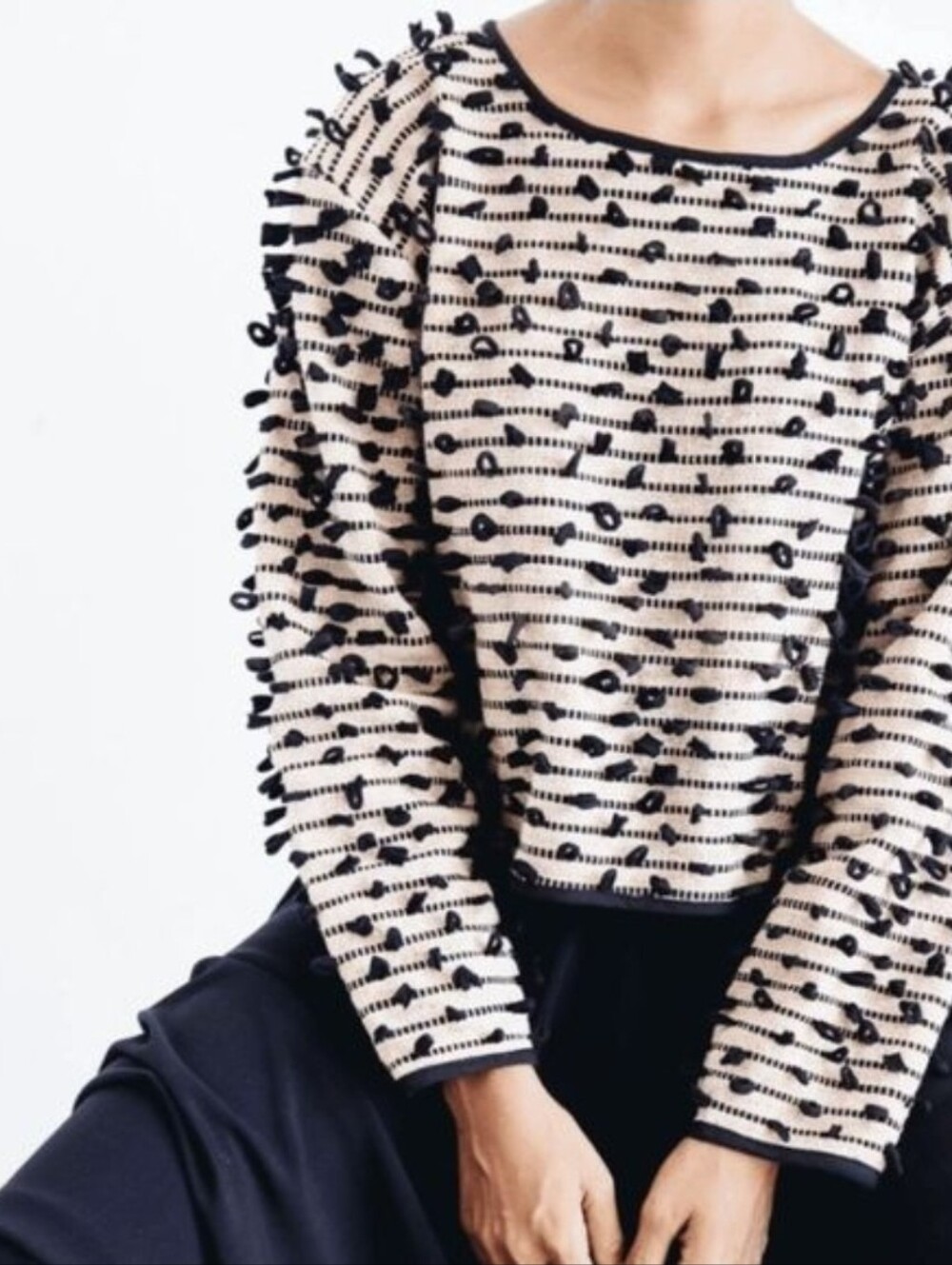 Tonle Srey Oun Handwoven Sweater S/M